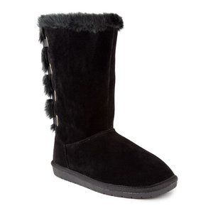Sugar Womens Panthea Microsuede Faux Fur Shearling Boots...MSRP $90